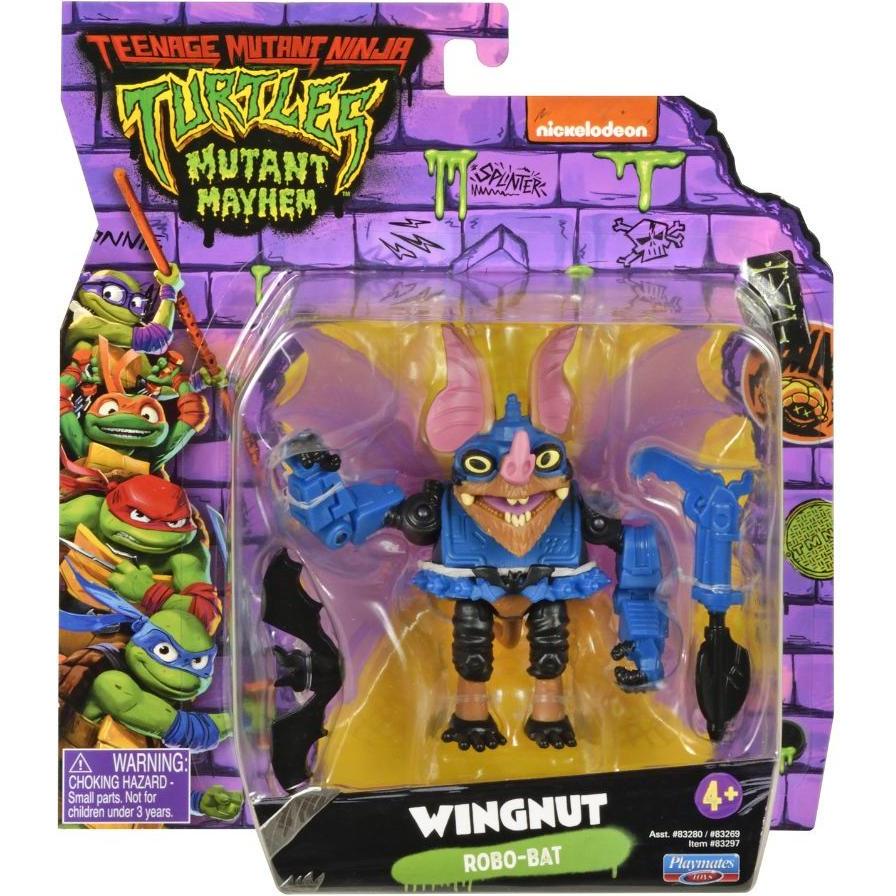 Thumbnail - Playmates Turtles Mutant Mayhem - Basic Figures 12cm - Wingnut