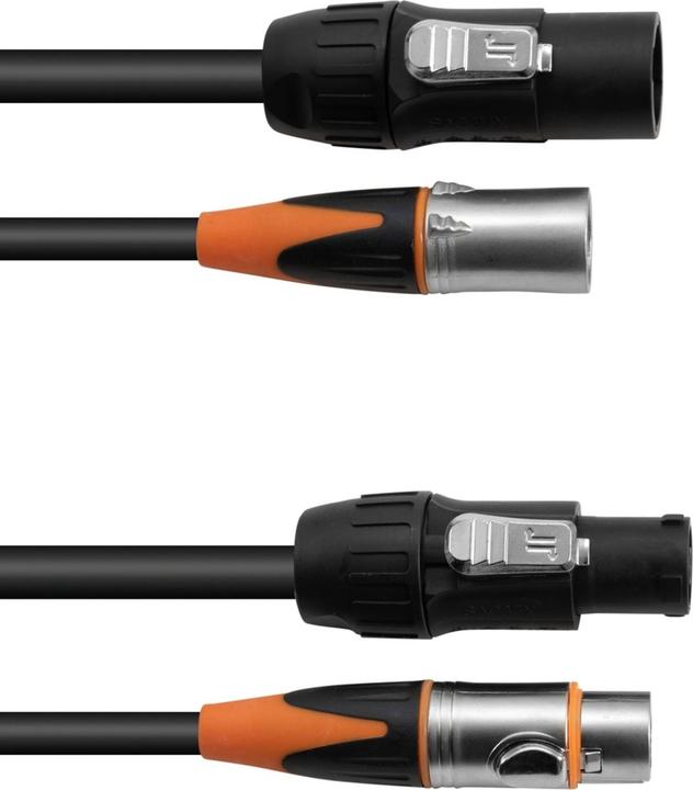 Produktbild Eurolite Kombikabel DT-2 DMX IP T-Con/3 Pin XLR 5m (5 m)