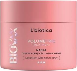 L´Biotica BIOVAX Glamour Volumetry Treatment maska do włosów 200ml (200 ml)