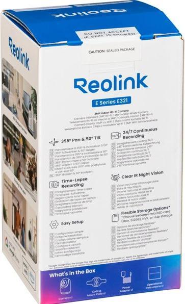 Actual product image Reolink E321 (2304 x 1296 Pixels)
