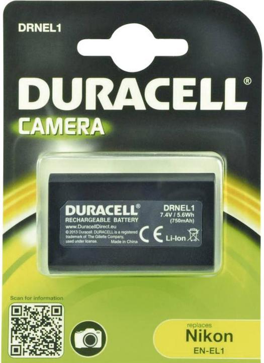 Produktbild Duracell Lithium-Ionen-Akku EN-EL1, 750 mAh (Kamera Akku)