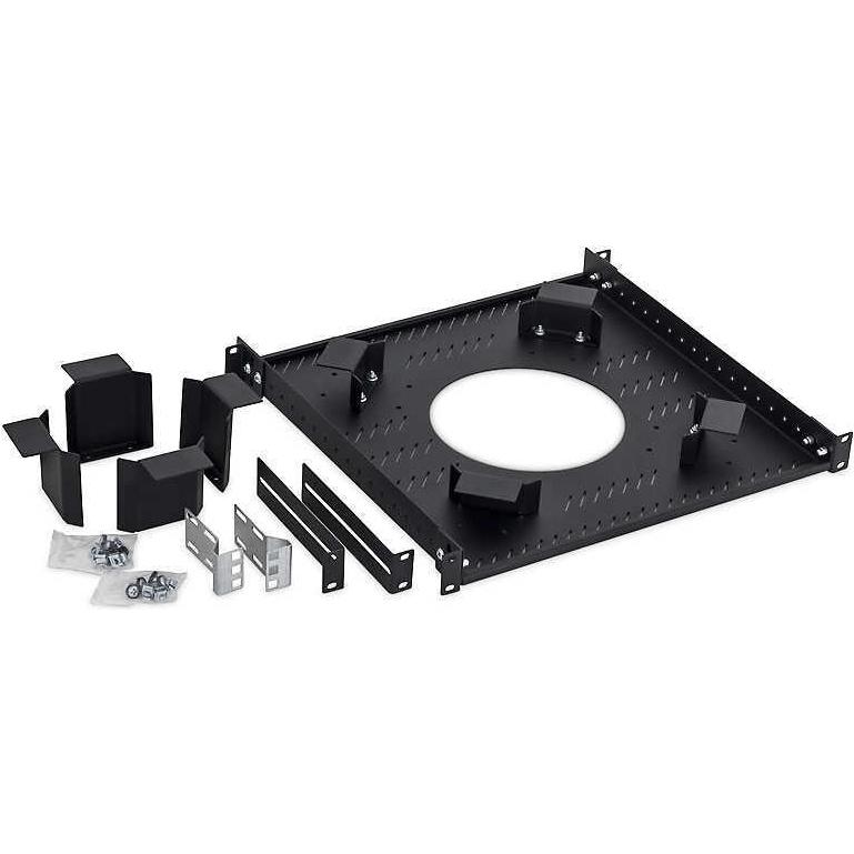 Triton 19 shelf for cable reserve 1U RAL9005 black, Accessori per armadio rack, Nero