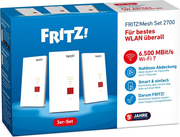 Actual product image FRITZ! FRITZ!Mesh Set 2700 3-pack