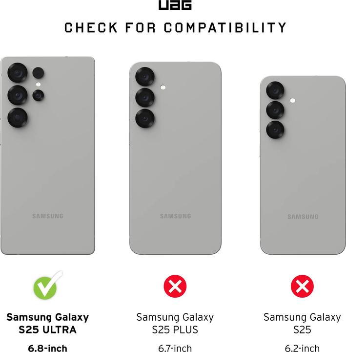 Actual product image UAG Pathfinder with Magnet (Samsung Galaxy S25 Ultra)