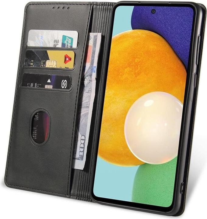 Image du produit Cover-Discount Galaxy A23 - Stand Flip Case Housse noire (Samsung Galaxy A23)