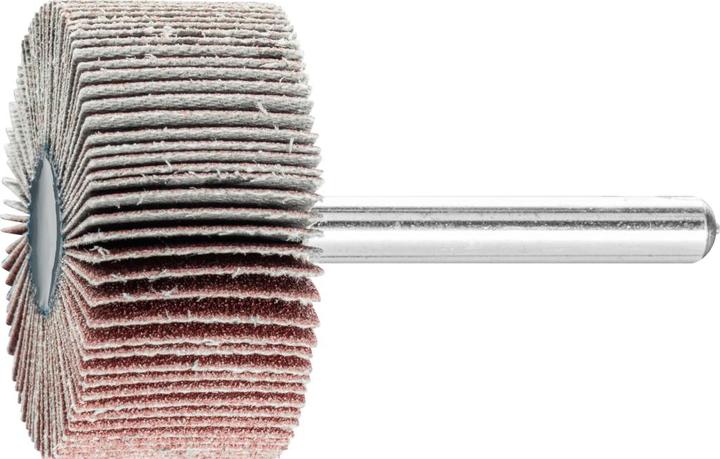 Produktbild Pferd Fächerschleifer Ø40xH20mm Körnung 150 Korund Schaft-Ø 6 mm (150)