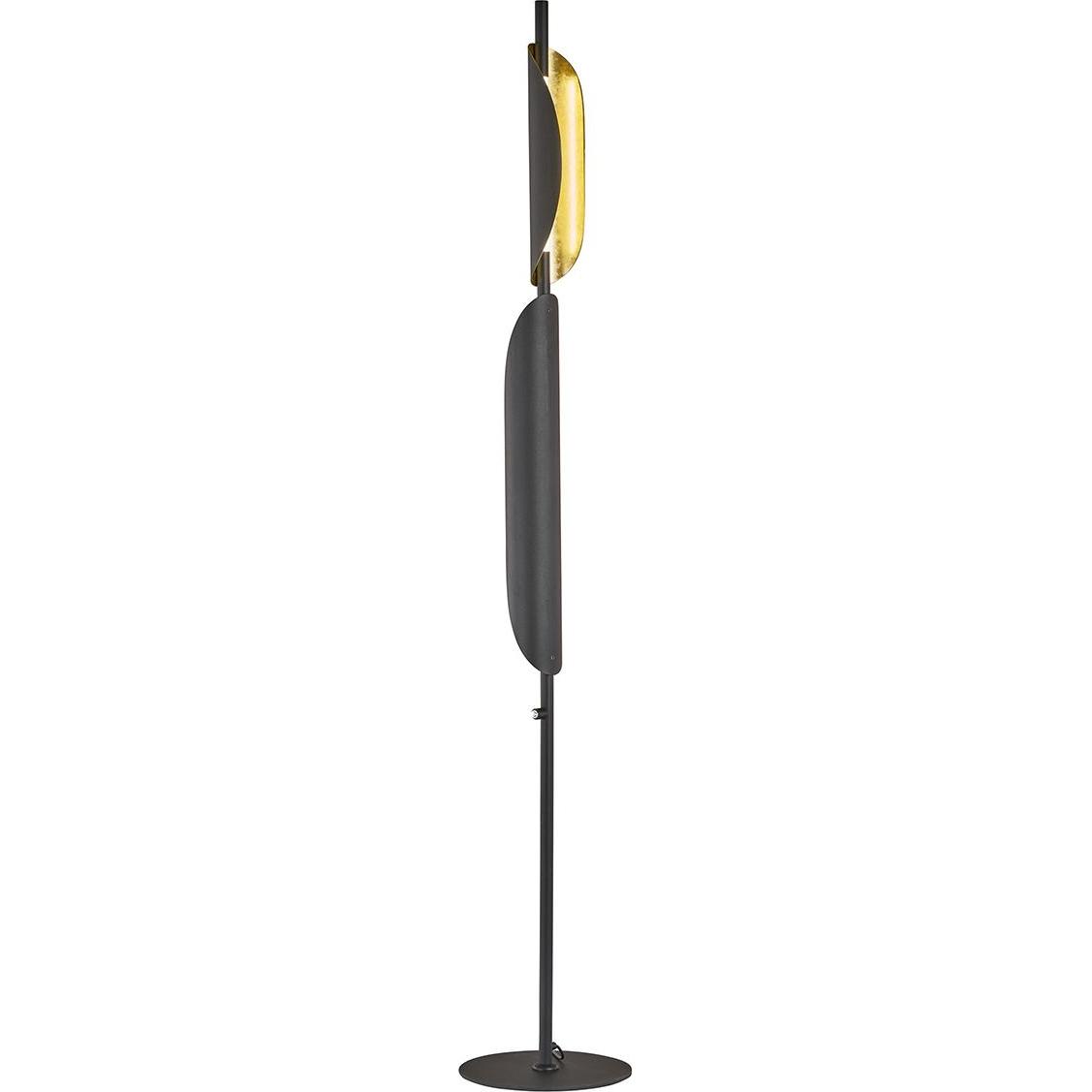 Fischer & Honsel, Stehlampe, Honsel Skal LED Stehleuchte 11,4W Tunable white steuerbar dimmbar sandschwarz 40474