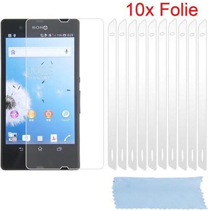 Produktbild Cadorabo 10x Schutzfolie (1 Stück, Sony Xperia Z)