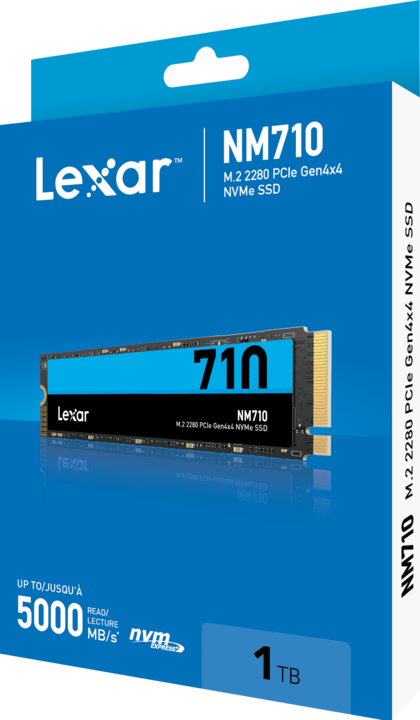 Actual product image Lexar NM710 (1000 GB, M.2 2280)
