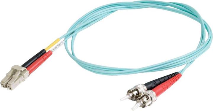 Produktbild C2G LC-ST 10Gb 50/125 OM3 Duplex Multimode PVC Fiber Optic Cable (LSZH) (5 m)