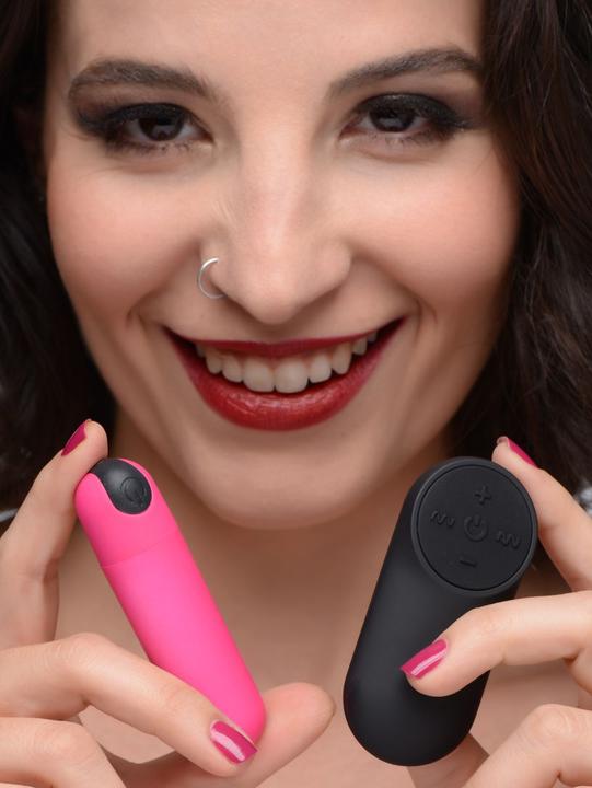 Productafbeelding XR Brands Balvibrator met afstandsbediening Roze