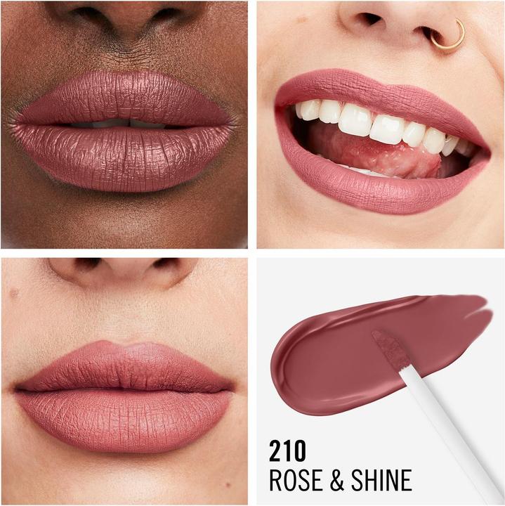 Immagine prodotto Rimmel London Colore labbra liquido Mega Matte a lunga durata (210 - Rose & Shine)