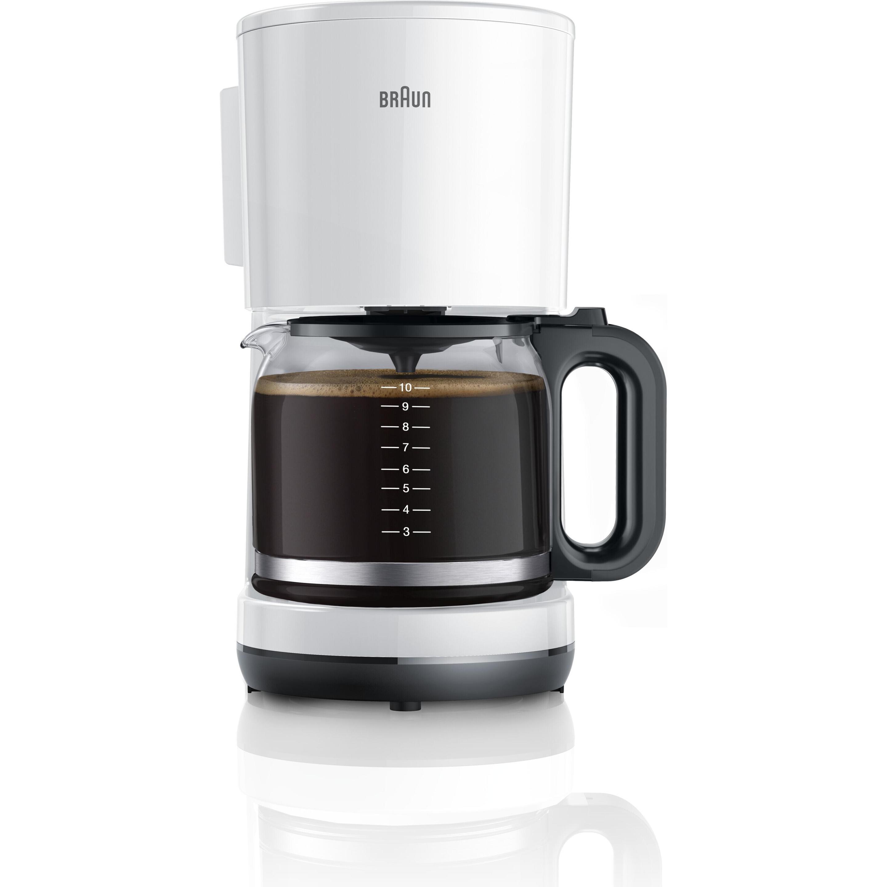 Braun Schwarz/Weiss Kf1100, Filterkaffeemaschine,