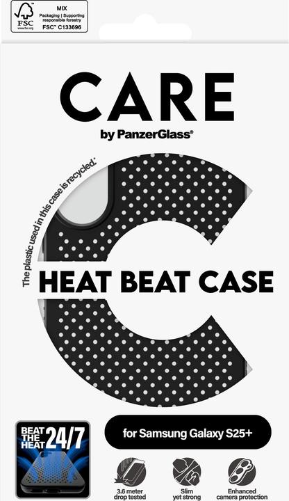 Produktbild PanzerGlass CARE by ® Feature Case Heat Beat Samsung Galaxy S 2025 Plus, Cover, Samsung, Samsung - G (Samsung Galaxy S25+)