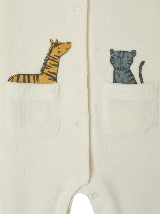 Produktbild Vertbaudet 2er-Pack Baby Samt-Strampler mit Recycling-Polyester (74)