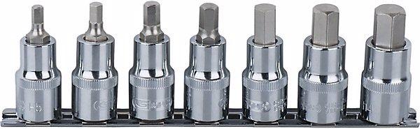 Actual product image KS Tools 1/2" CHROMEplus bit socket set short (14 mm, 15 mm, 16 mm, 17 mm)