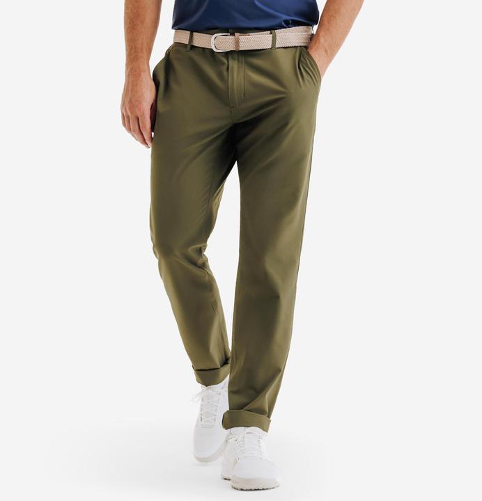 Inesis Hose Herren WW500 Chino dehnbar Polyester Elasthan