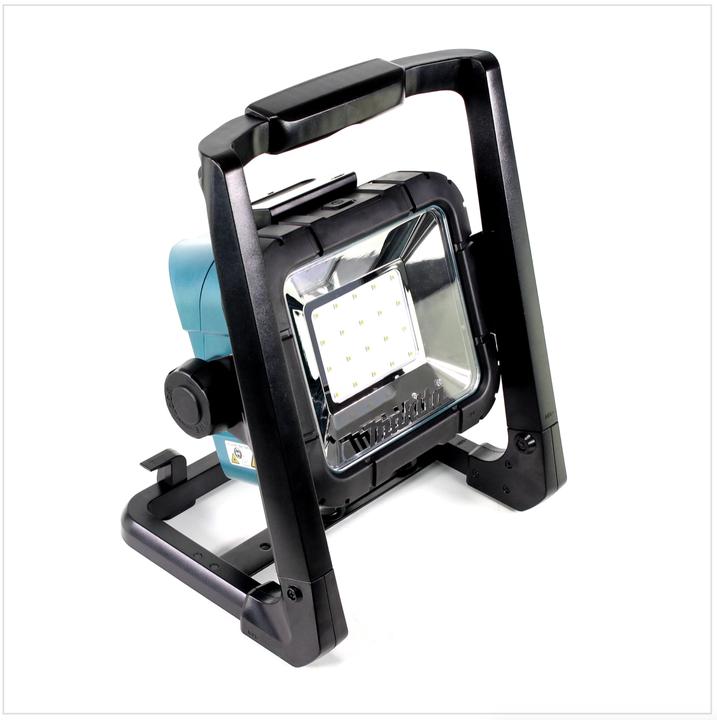 Actual product image Makita DEADML / DML 805 LED construction spotlight 14.4 - 18 Volt / 230 Volt + 1x BL 1850 B 18V - 5 Ah (750 lm)