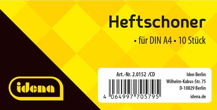Produktbild Idena Heftschoner A4 transparent grün (A4)