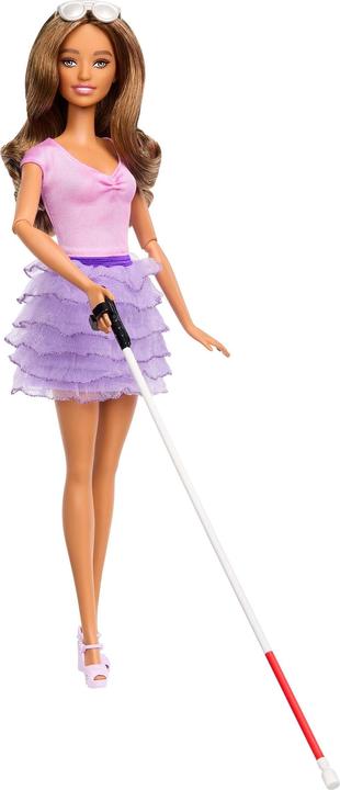 Produktbild Barbie Fashionista Puppe im lila Rüschenrock