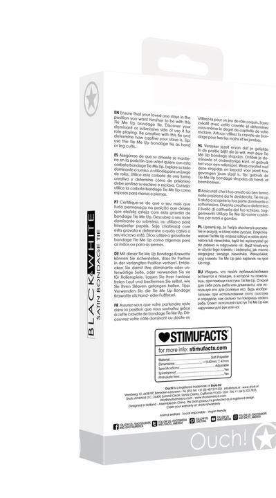 Image du produit Ouch! Satin Bondage Tie