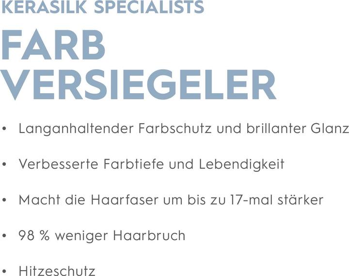 Nährwerte und Zutaten Kerasilk Farbversiegeler