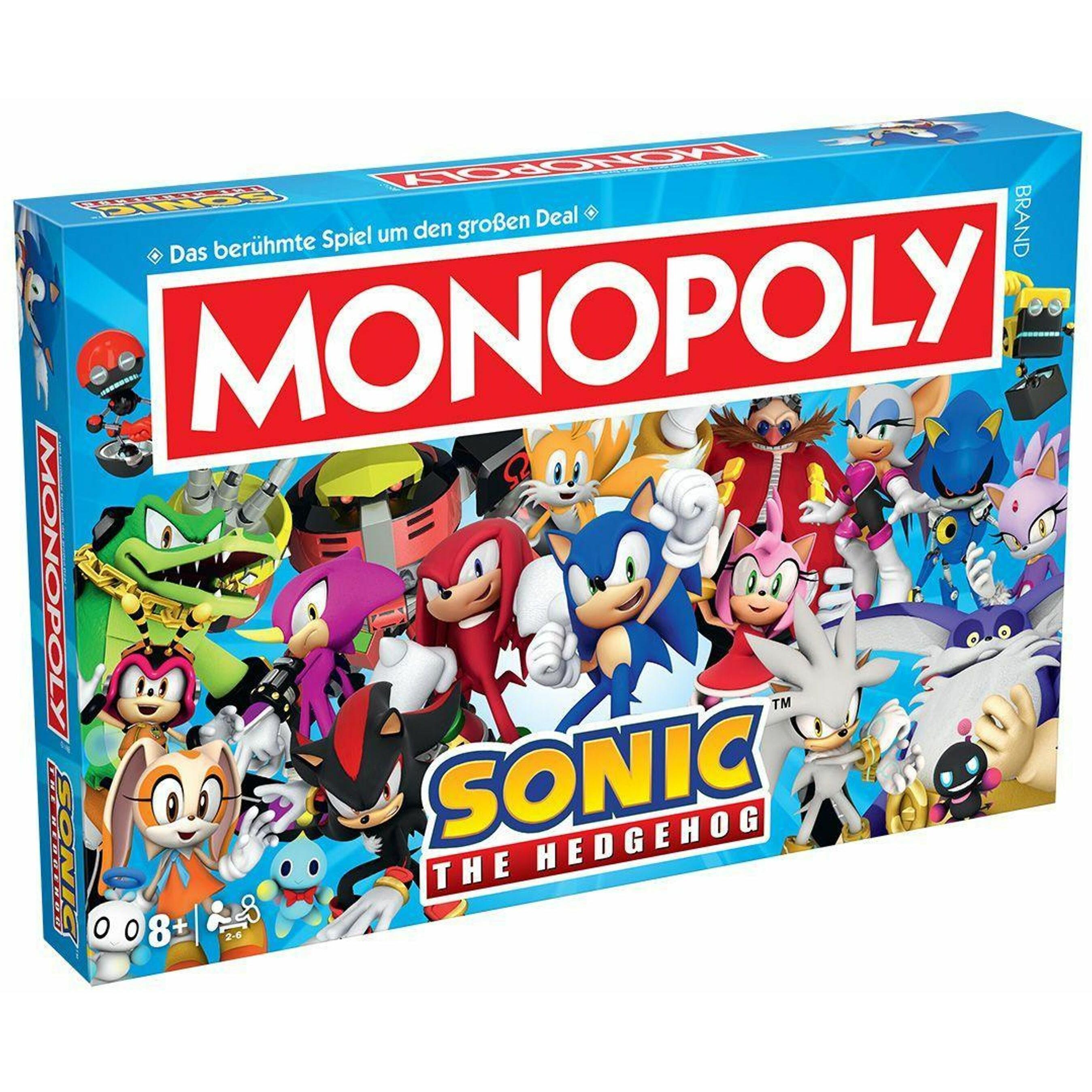 Winning Moves Monopoly Gioco Da Tavolo Sonic The Hedgehog *Versione Tedesca* (Tedesco, 2 - 6 Giocatori)