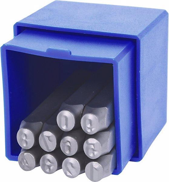 Actual product image KS Tools Numbers embossing stamp set