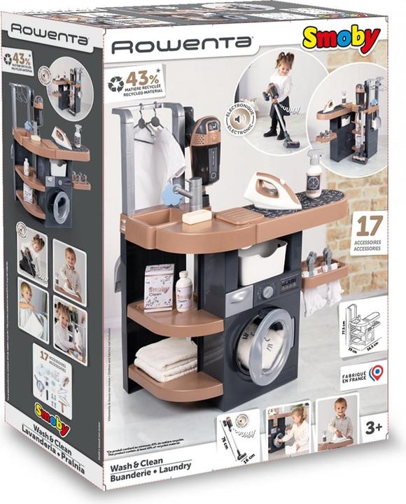 Productafbeelding Smoby Rowenta Haushalts-Set Waschküche