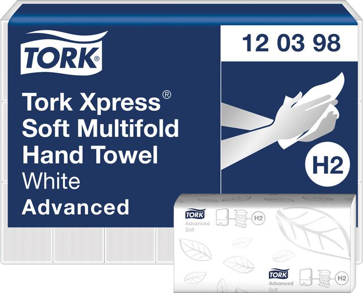 Image du produit Essity Essuie-mains Tork Xpress® 2 plis, qualité supérieure, blanc L85xl212ca.mm 3780 serviettes/UV (21x)