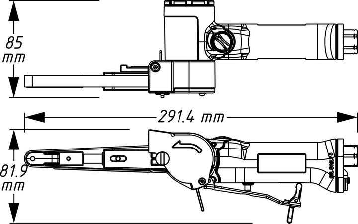 Produktbild HAZET Bandschleifer (Bandschleifer, 418 W)