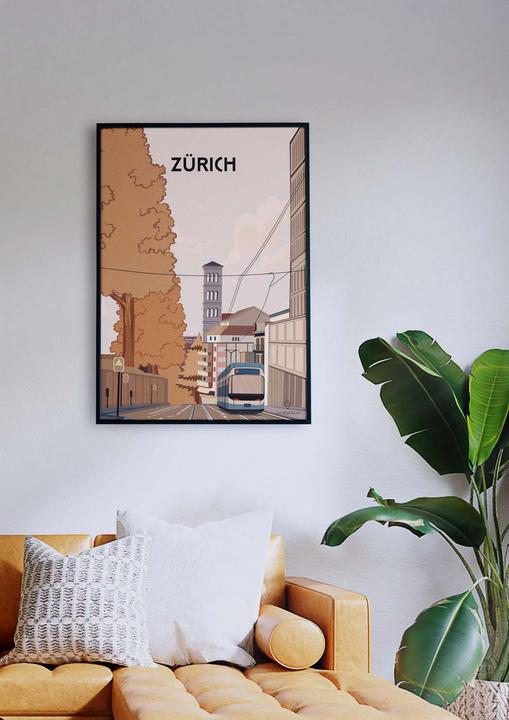 Image du produit Plakativ Zürich Poster A2 (59,4 x 42 cm)