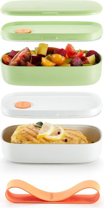 Produktbild Lékué Lunchbox To go Grün/Weiss