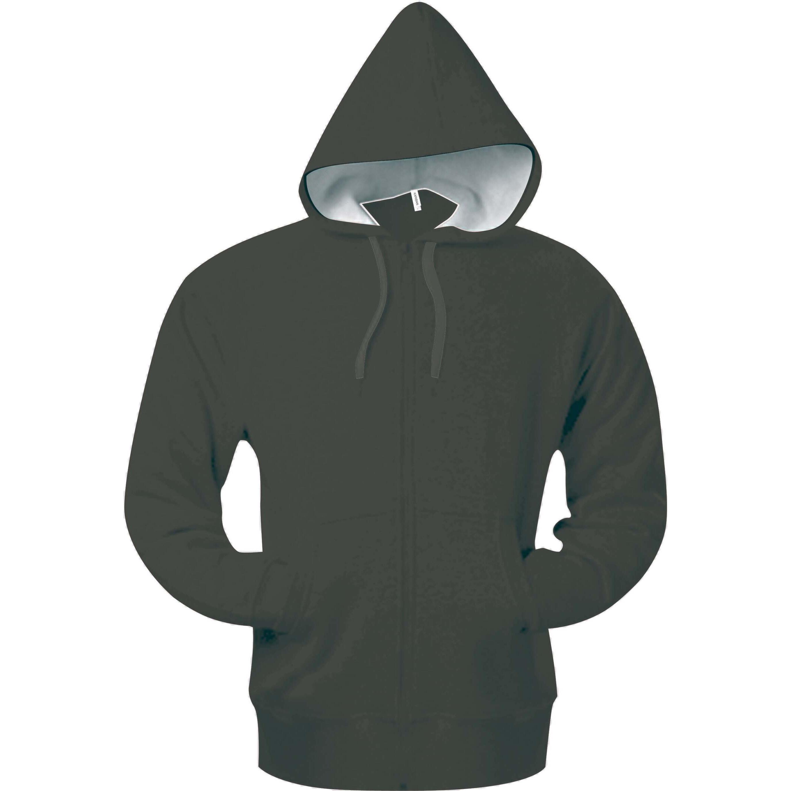 Kariban, Herren, Pullover, Hoodie mit Kängurutaschen, Blau, (S)