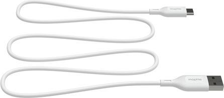 Actual product image Zagg Mophie Charge Essentials USB-A - USB-C Cable 1m - White (1 m, USB 2.0)