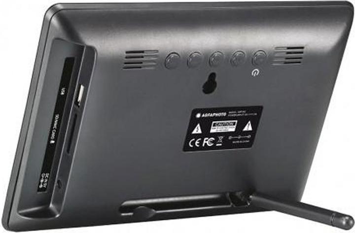 Actual product image AGFAPHOTO Digital Photo Frame Agfa Digital Photo Frame 7 "" 7 HD LED + Calendar Clock - Black (7", 1024 x 600 pixels)