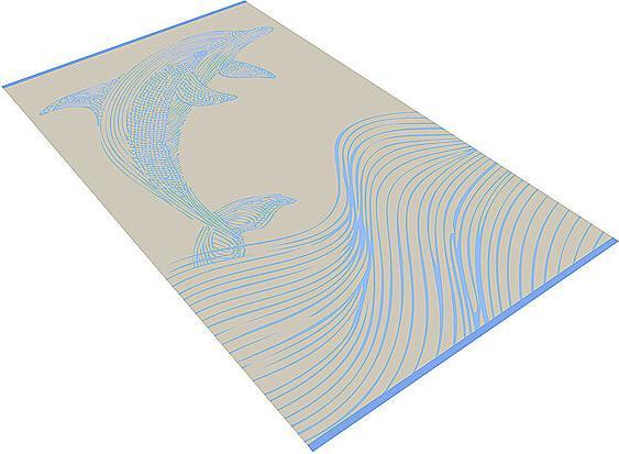 Vossen Badetuch Ocean Dance (180 x 100 cm)