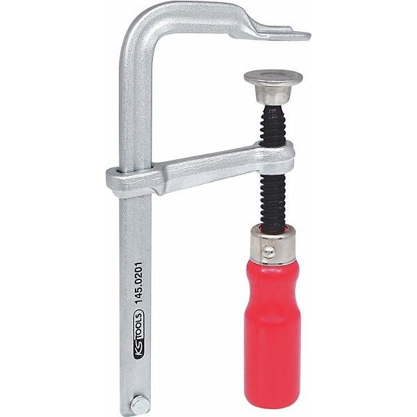 KS Tools, Schraubstock + Zwinge, Ganzstahl-Schraubzwinge (400 mm)