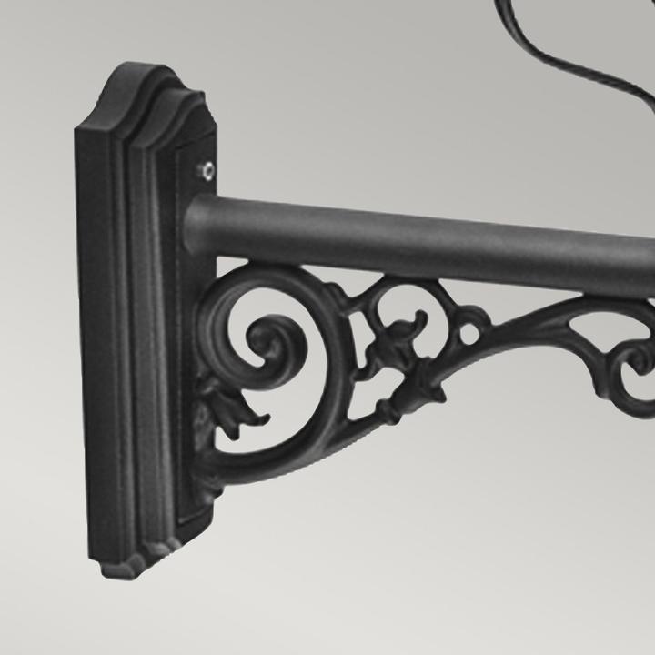 Actual product image Elstead Lighting Wilmslow outdoor wall light E27 black, Made in UK (E27, IP20)