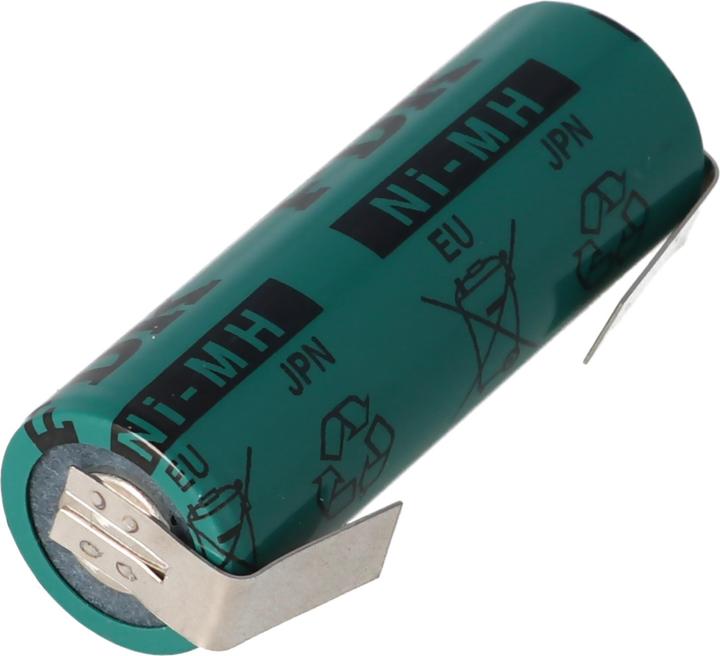 Actual product image FDK Akku 4/5AA Lötfahnen U-Form, Industrieausführung Flattop (1 pcs., 1100 mAh, Chargers without battery)