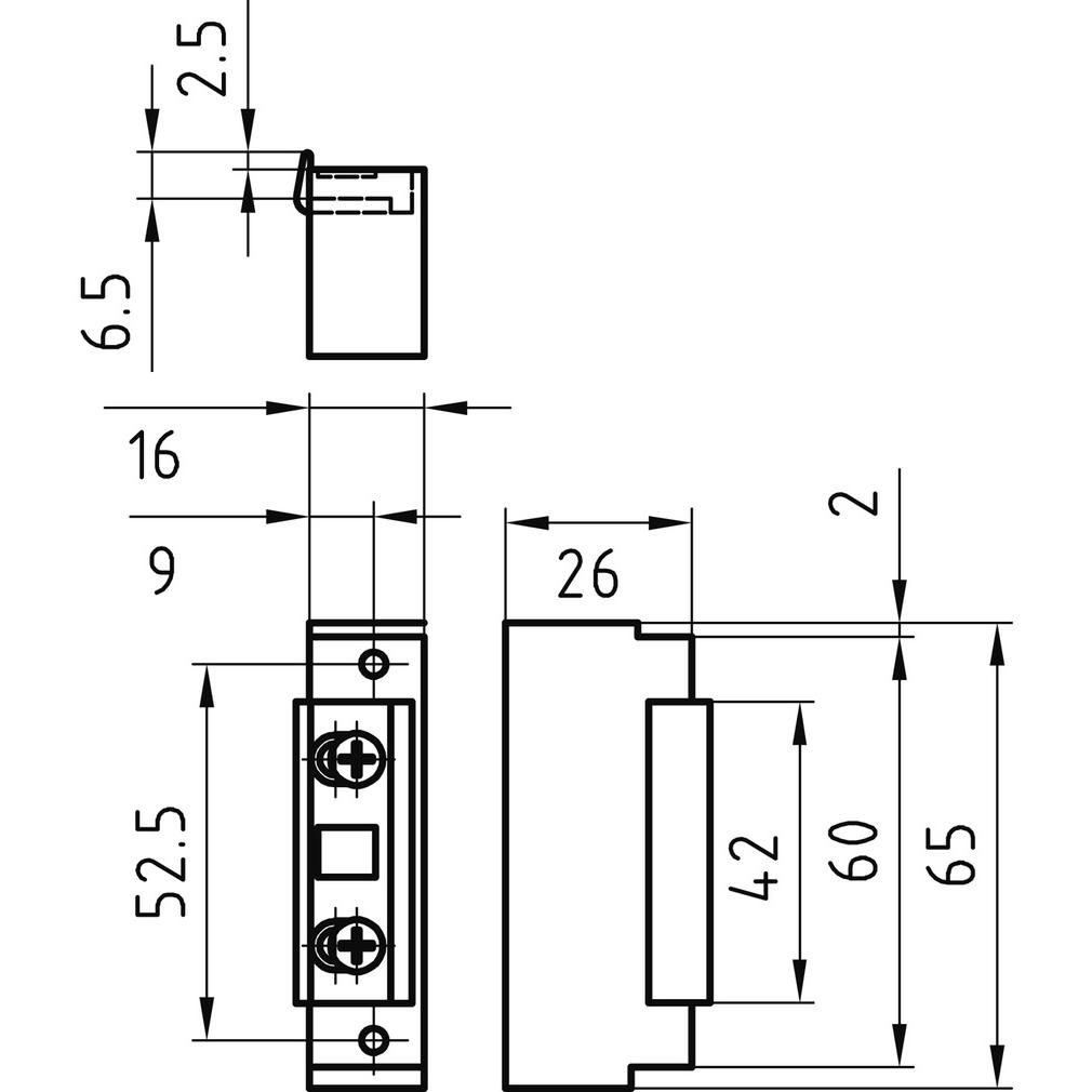 Thumbnail - Glutz, Türöffner + Türschliesser, Feuerschutz Elektro-Türöffner 91004 (Indoor)