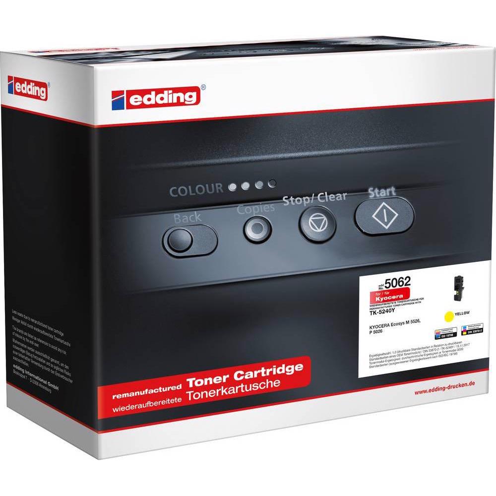 Edding, Toner, Toner ersetzt TK 5240Y Gelb (Y)