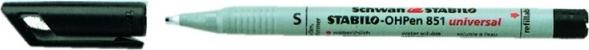 Produktbild STABILO OHPen universal Folienstift wasserlöslich (Schwarz, 0.40 mm, 1 x)
