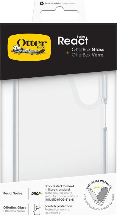 Immagine prodotto OtterBox React + Glass Bundle - Kit (Samsung Galaxy A16, Samsung Galaxy A16 5G)
