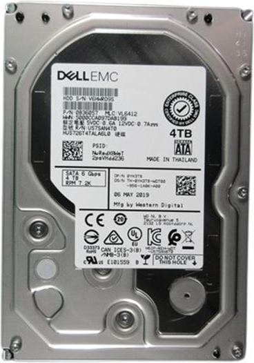 Dell 4TB Hard Drive SATA 6Gbps 7,2K RPM 512n 8,89cm 3,5Zoll CK (4 TB)
