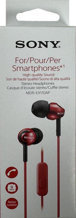 Actual product image Sony Mdr-Ex110ap (Cable)