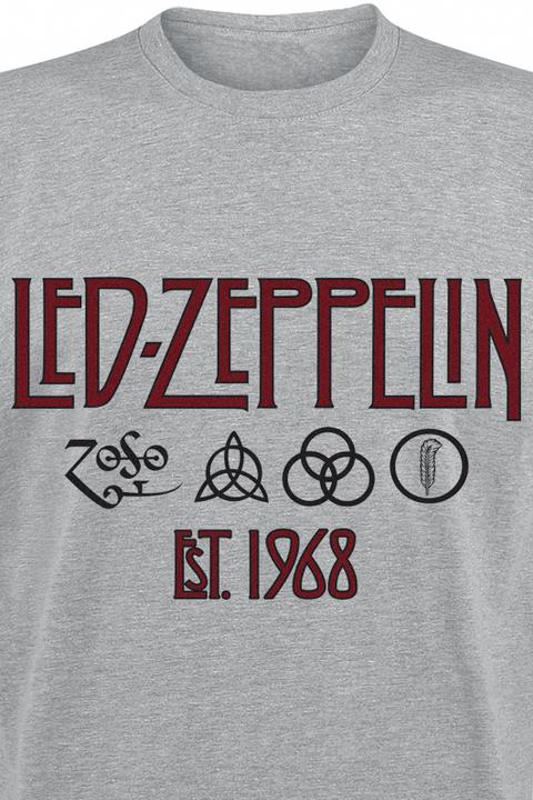Produktbild Led Zeppelin Symbols Est. 1968 (M)