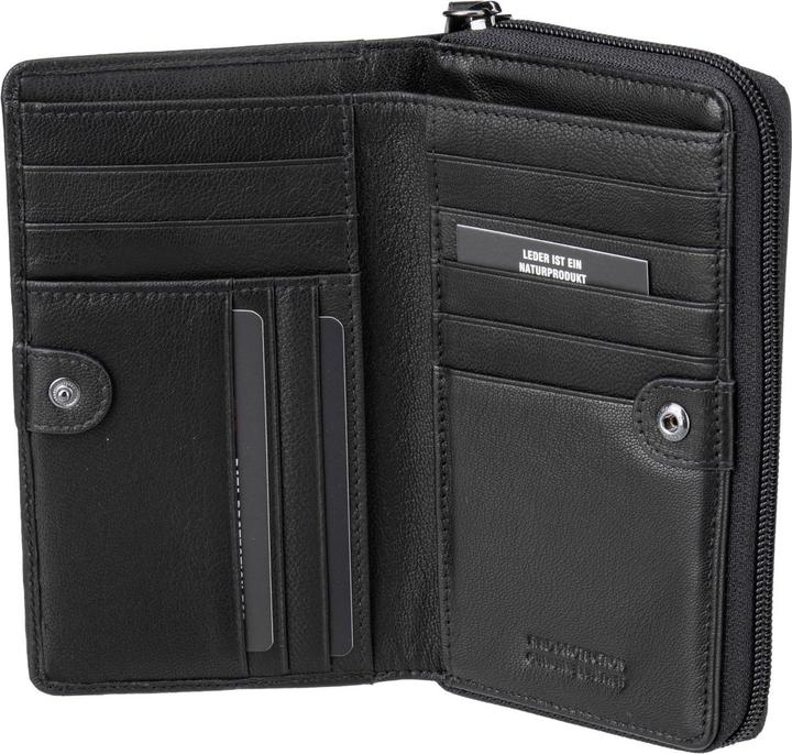 Actual product image Bugatti Black Magic Geldbörse RFID Schutz Leder 15.5 cm