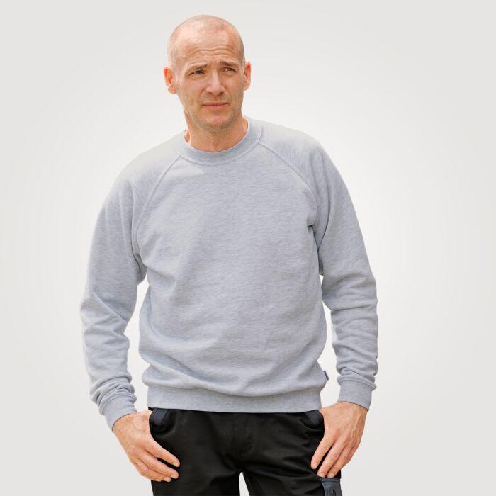 Produktbild HTA Unisex-Sweatshirt mit Bündchen, innen geraut (M)