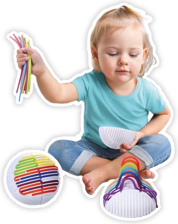 Produktbild Alldoro Fidget Sensorik Ball (inkl. 16 felxiblien Silikon-Schnüren)